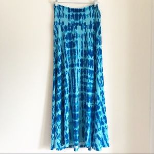 XS Blue Tie Dye Lularoe Maxi